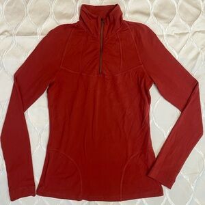 Royal Robbin’s - Women's Red Quarter Zipper Athletic Jacket